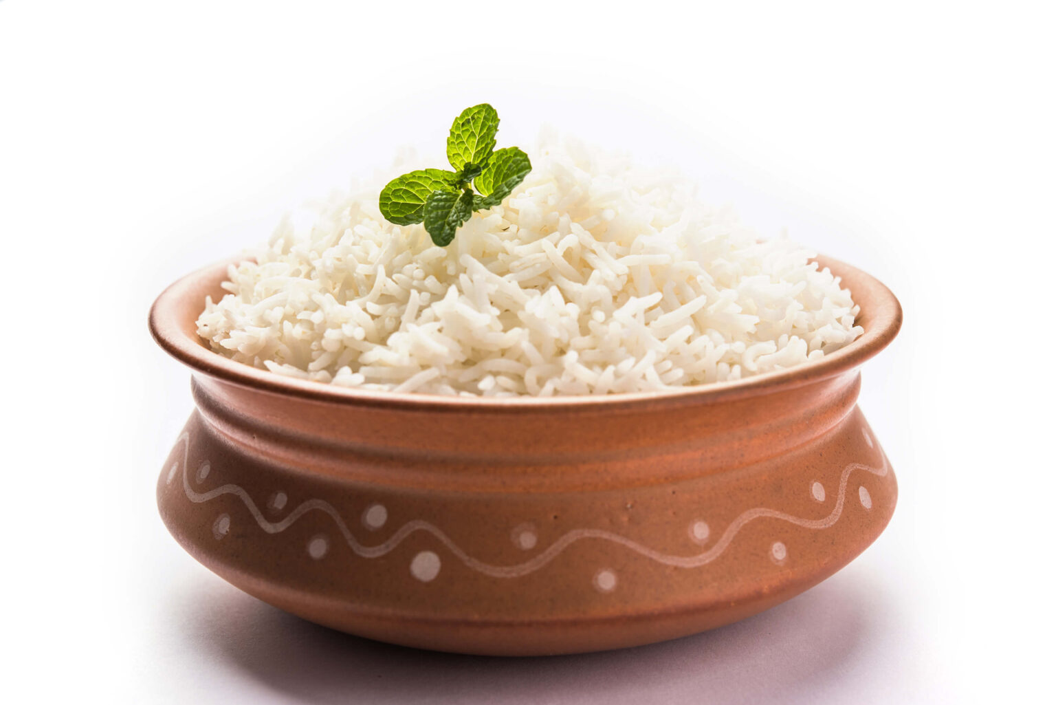 Cooker basmati rice with Pudina