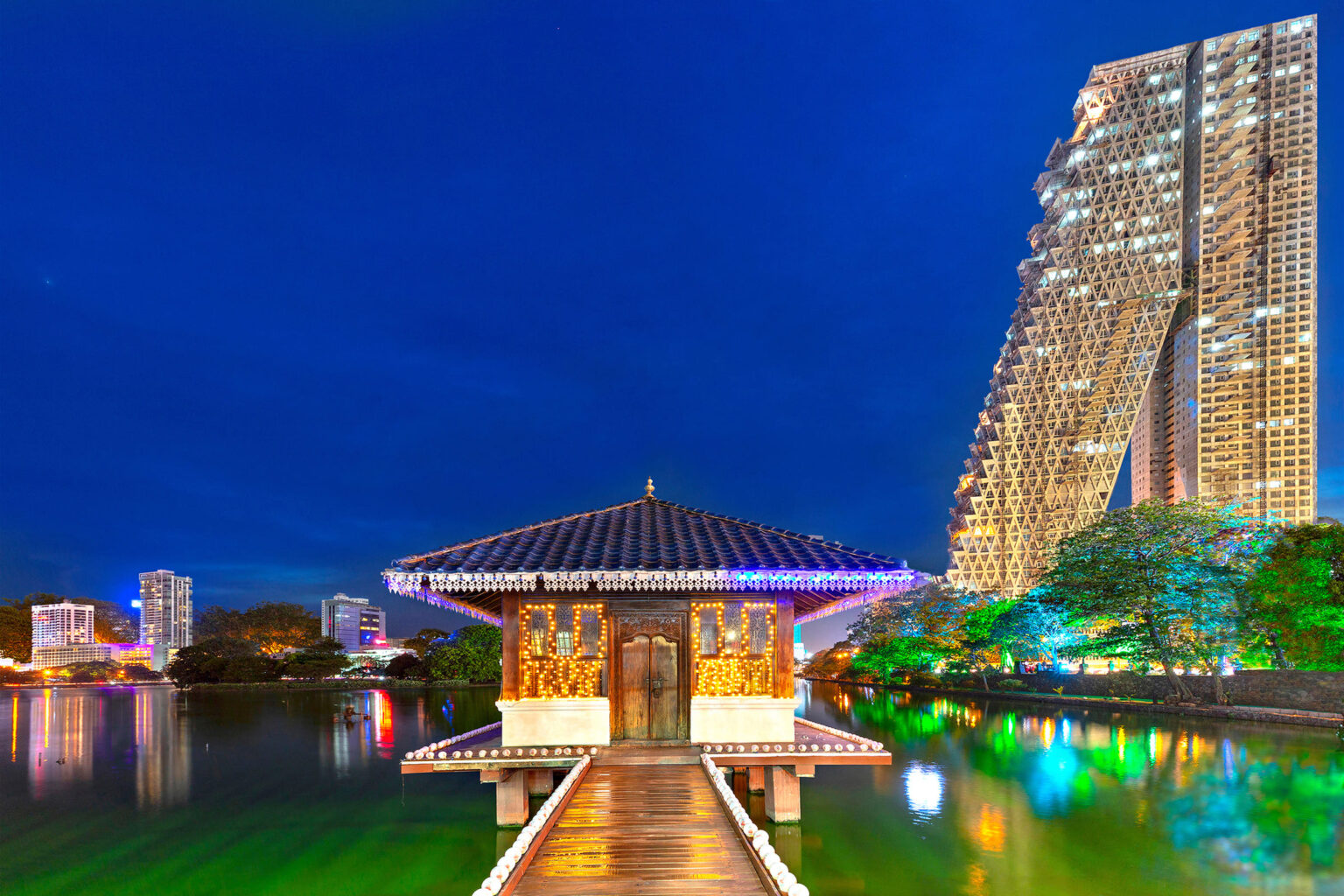 Skyline of Colombo, Sri Lanka