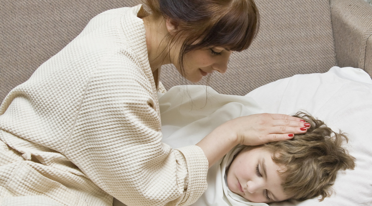 Mother Sleeping Child