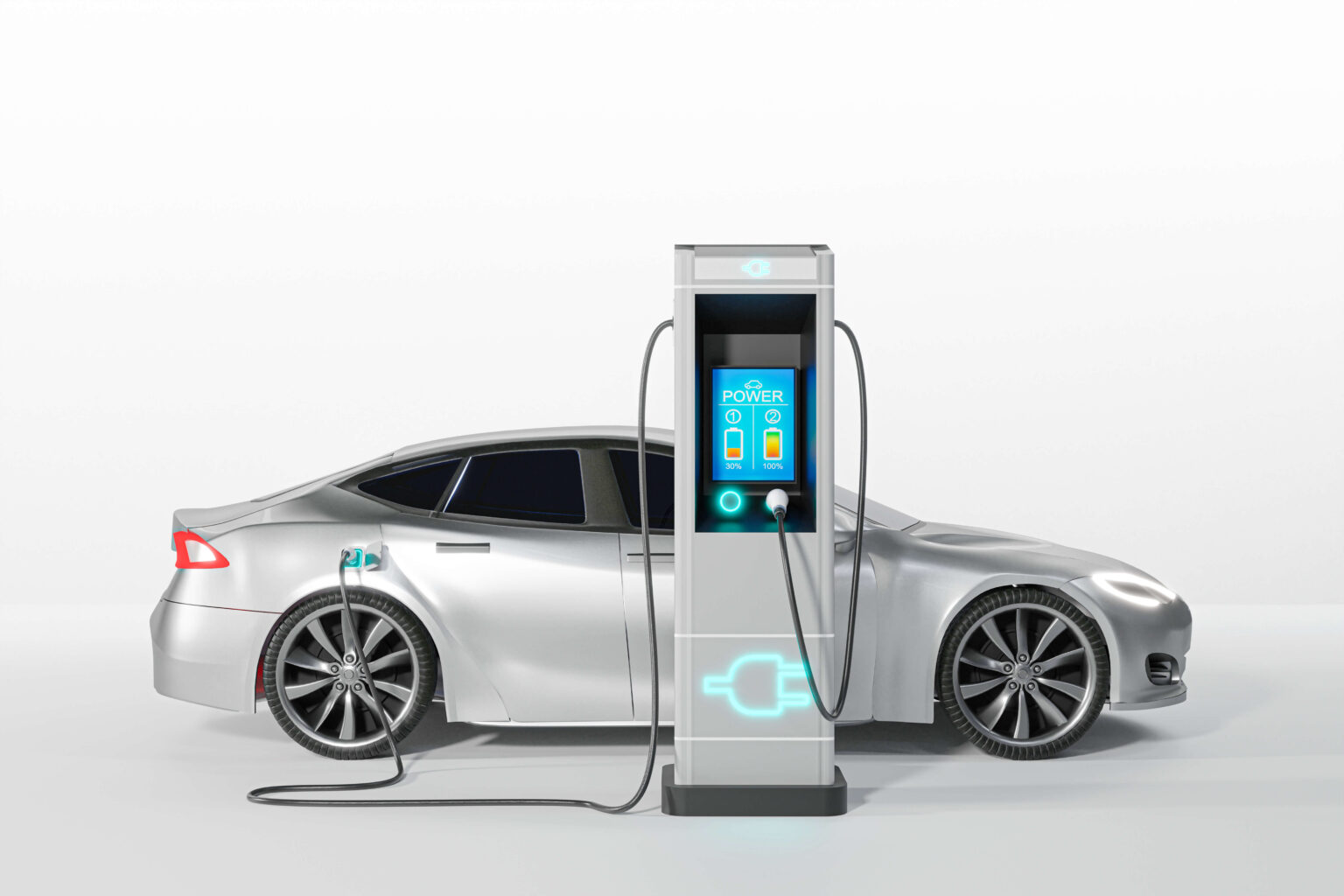 Electric Car Charging Battery