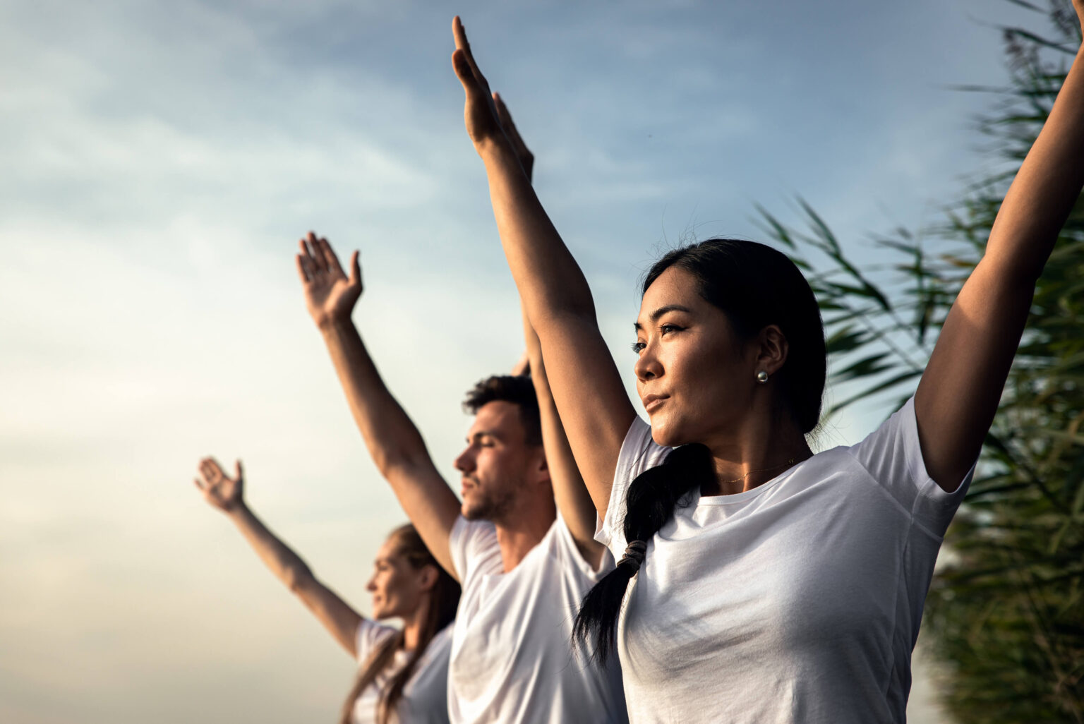 Group of People doing Yoga